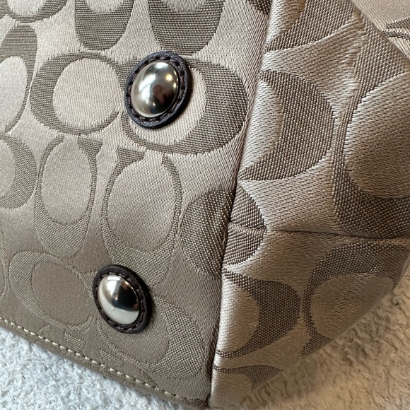 Coach Signature Satin handbag - Picture 11 of 14
